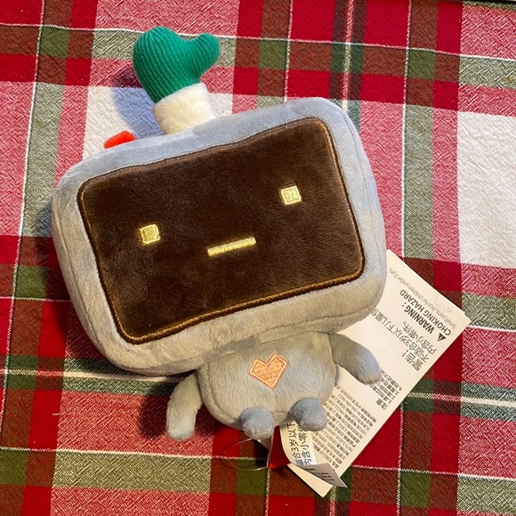 Roy6 Line Friends Plush Stuffed Animal Doll Robot With Plant - Picture 1 of 3